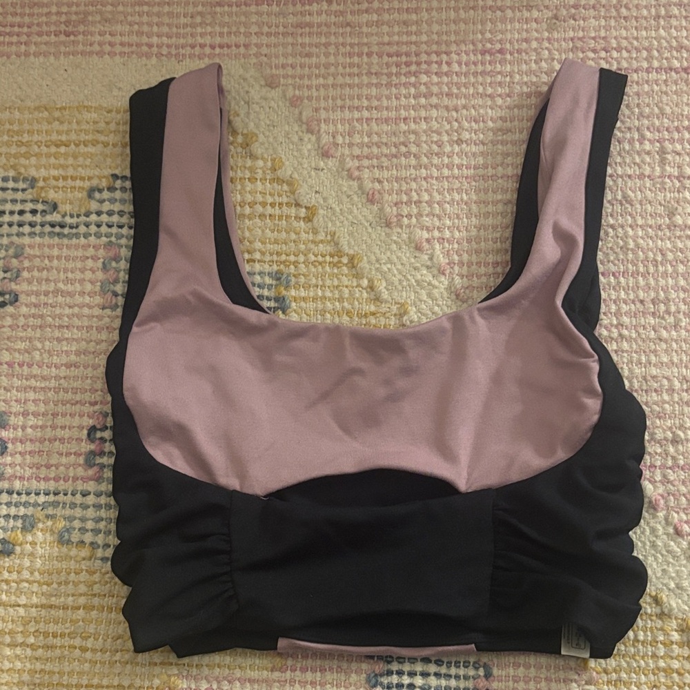 FP Movement by Free People Black and Pink Bra
